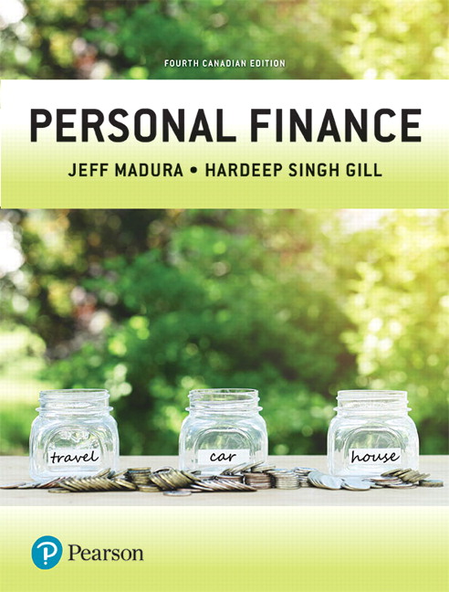 Solution Manual for Personal Finance 4th Canadian Edition Madura