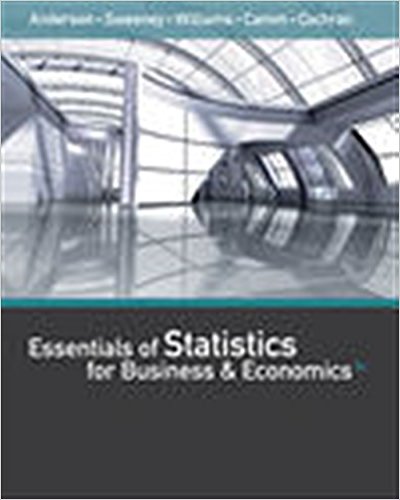 Test Bank for Essentials of Statistics for Business and Economics 8th Edition Anderson