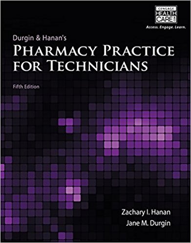 Test Bank for Pharmacy Practice for Technicians 5th Edition Hanan