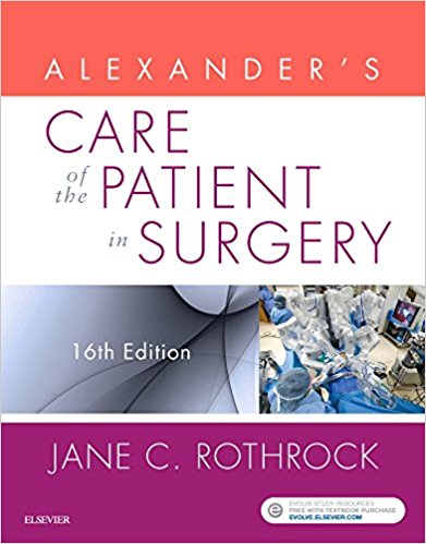 Test Bank for Alexanders Care of the Patient in Surgery 16th Edition Rothrock