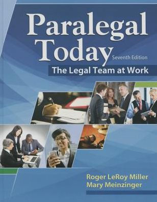 Test Bank for Paralegal Today: The Legal Team at Work 7th Edition Miller