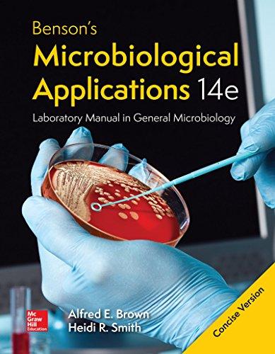 Solution Manual for Benson’s Microbiological Applications Laboratory Manual–Concise Version 14th Edition Brown
