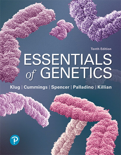 Test Bank for Essentials of Genetics 10th Edition Klug