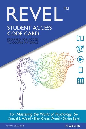 Test Bank for Mastering the World of Psychology 6th Edition Green Wood