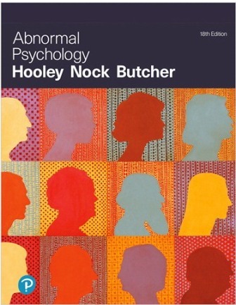 Solution Manual for Abnormal Psychology 18th Edition Hooley