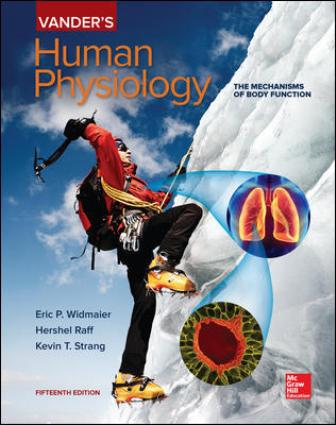 Test Bank for Vander’s Human Physiology 15th Edition Widmaier