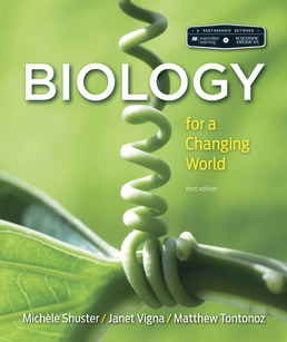 Test Bank for Scientific American Biology for a Changing World 3rd Edition Shuster