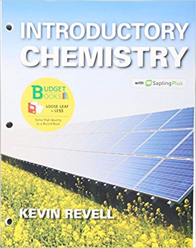 Test Bank for Introductory Chemistry & SaplingPlus for Introductory Chemistry Unbnd/Psc Edition Revell