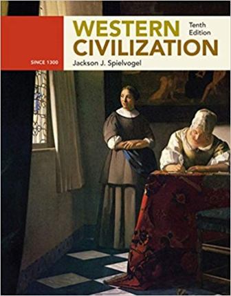 Test Bank for Western Civilization: Alternate Volume: Since 1300 10th Edition Spielvogel