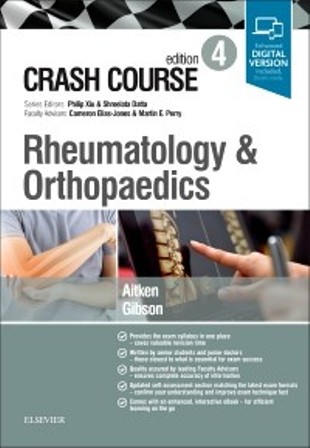 Test Bank for Crash Course Rheumatology and Orthopaedics 4th Edition Aitken
