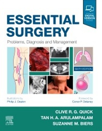 Test Bank for Essential Surgery Problems Diagnosis and Management 6th Edition Quick