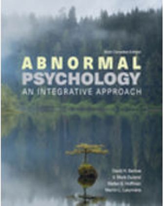 Test Bank for Abnormal Psychology: An Integrative Approach 6th Edition Barlow