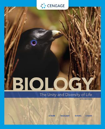 Test Bank for Biology: The Unity and Diversity of Life 15th Edition Starr
