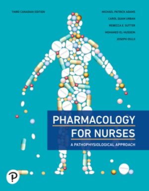 Pharmacology for Nurses 3rd Canadian Edition Adams